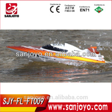 rc fishing boats High speed racing boat FT009 hobby model 4CH yacht 30km/h 2.4g rc speed boats for sale (water cooling system)